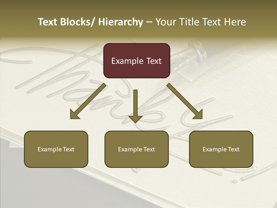 Fountain Pen Writting PowerPoint Template