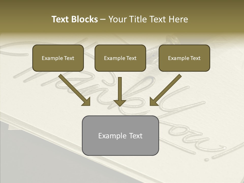 Fountain Pen Writting PowerPoint Template