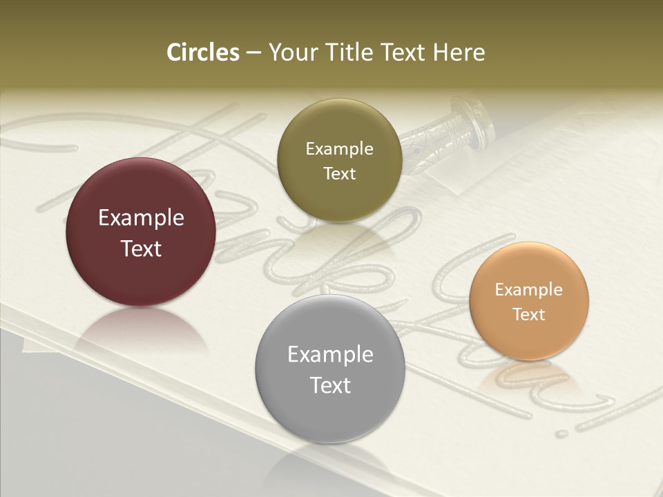 Fountain Pen Writting PowerPoint Template