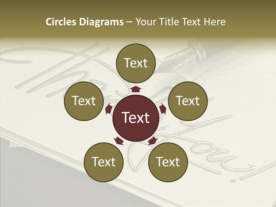 Fountain Pen Writting PowerPoint Template