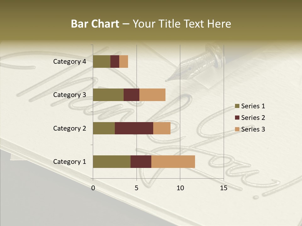 Fountain Pen Writting PowerPoint Template