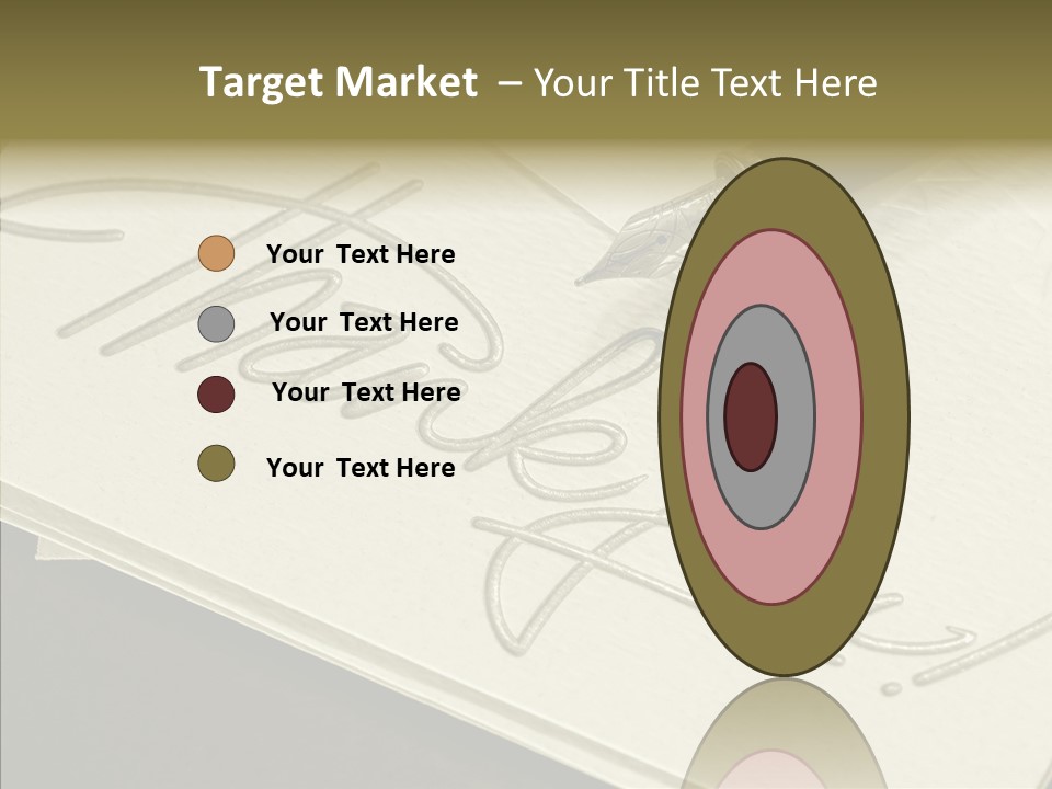 Fountain Pen Writting PowerPoint Template