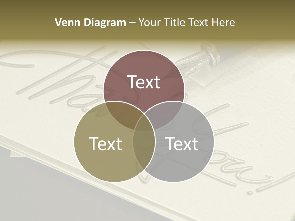 Fountain Pen Writting PowerPoint Template