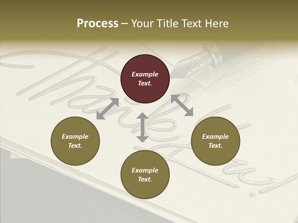 Fountain Pen Writting PowerPoint Template