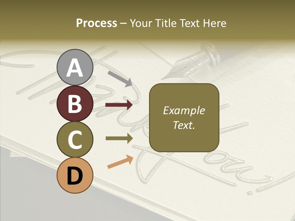 Fountain Pen Writting PowerPoint Template