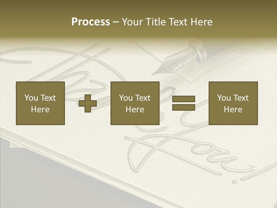 Fountain Pen Writting PowerPoint Template