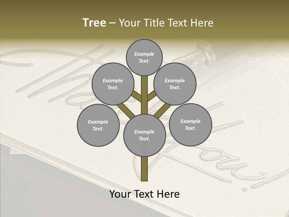 Fountain Pen Writting PowerPoint Template