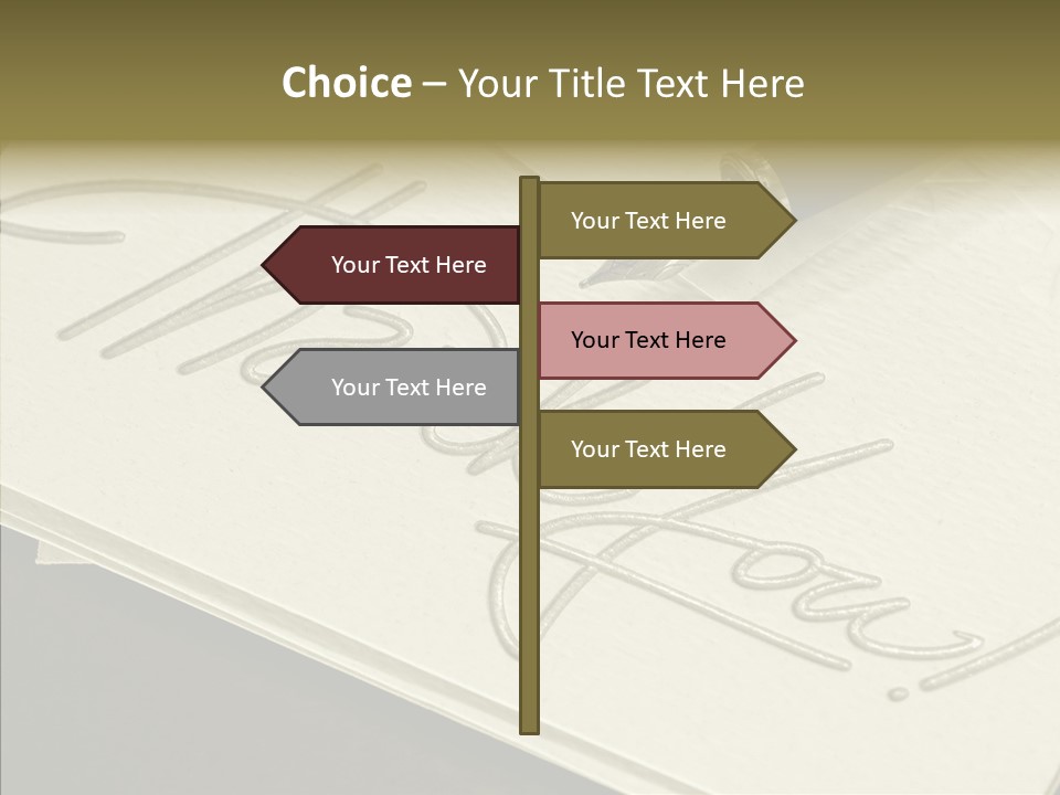Fountain Pen Writting PowerPoint Template