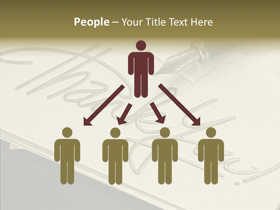 Fountain Pen Writting PowerPoint Template