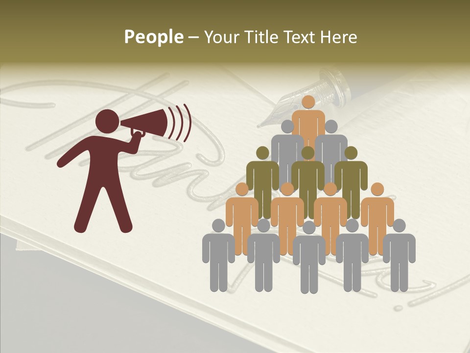 Fountain Pen Writting PowerPoint Template