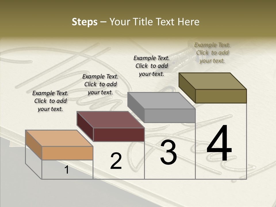 Fountain Pen Writting PowerPoint Template