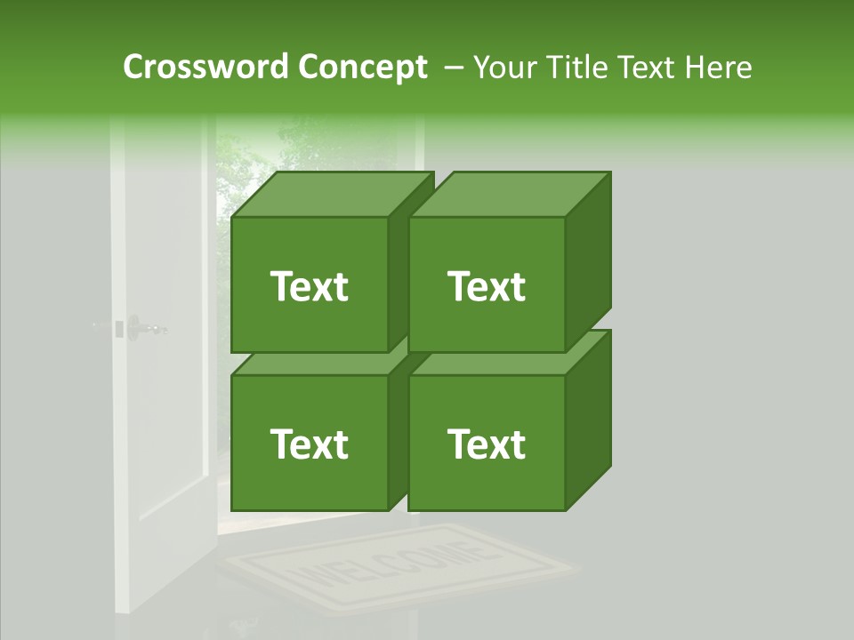 Imagination Door Future PowerPoint Template