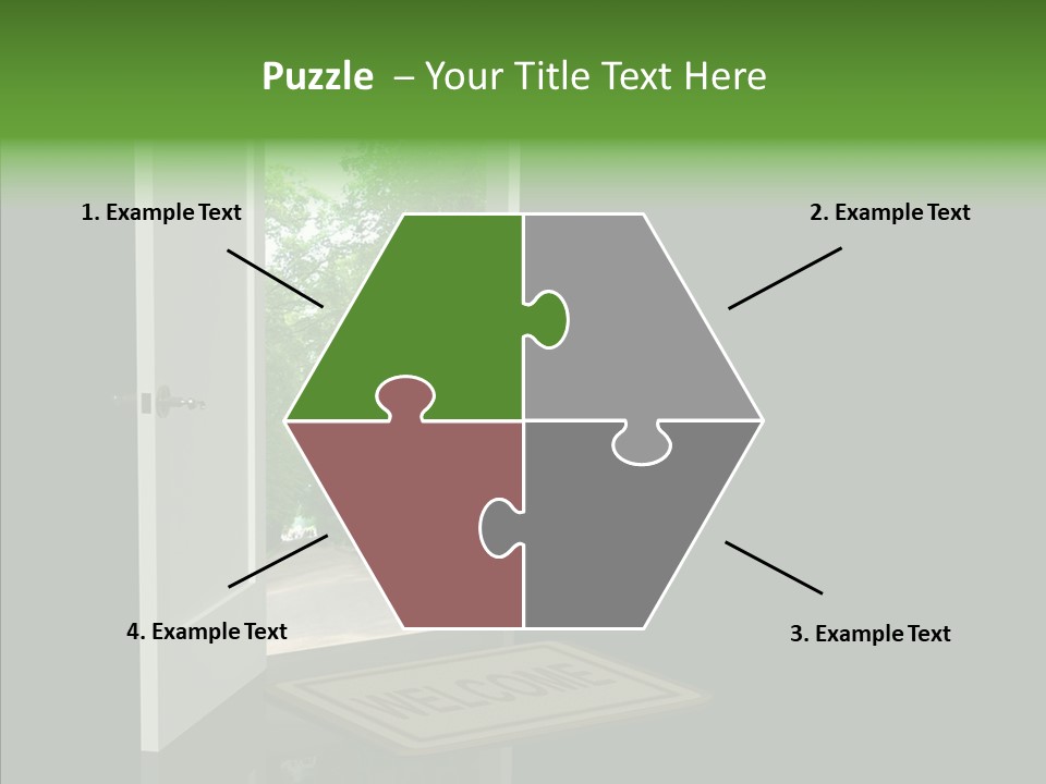 Imagination Door Future PowerPoint Template