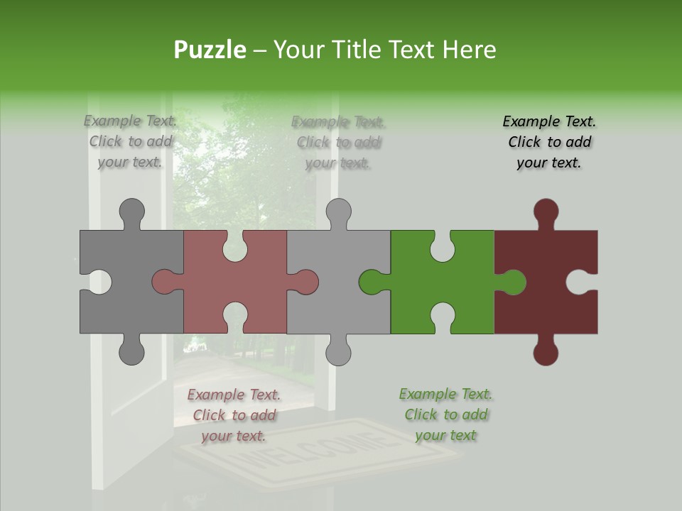 Imagination Door Future PowerPoint Template