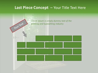 Imagination Door Future PowerPoint Template