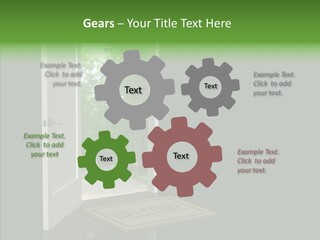 Imagination Door Future PowerPoint Template