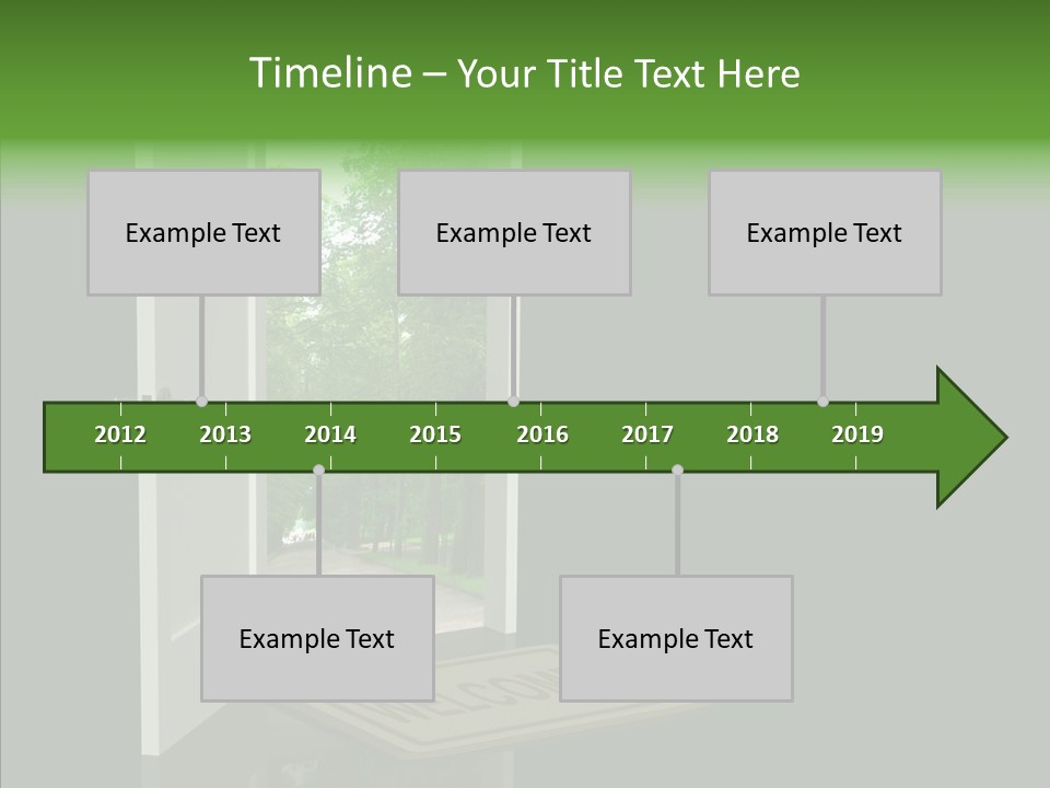Imagination Door Future PowerPoint Template