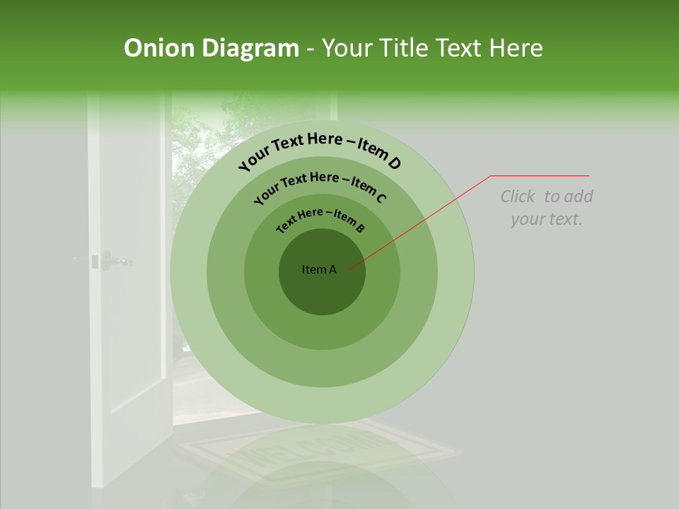 Imagination Door Future PowerPoint Template