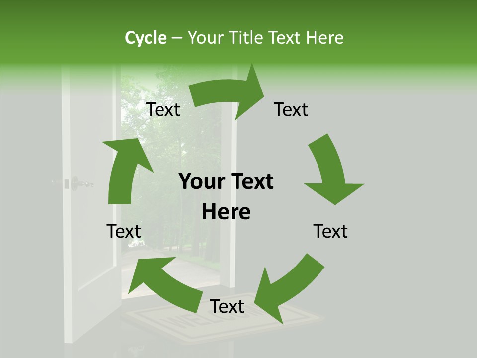 Imagination Door Future PowerPoint Template
