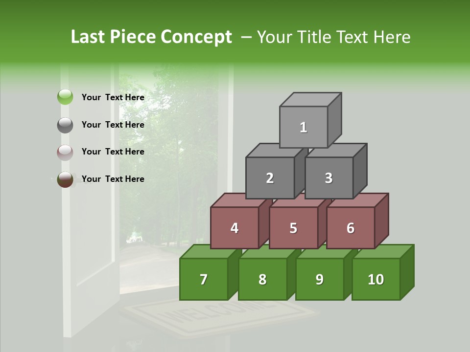 Imagination Door Future PowerPoint Template