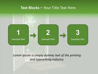 Imagination Door Future PowerPoint Template