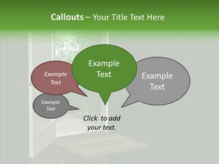 Imagination Door Future PowerPoint Template
