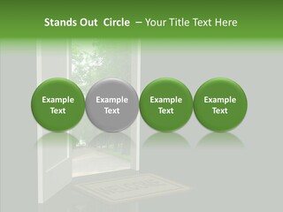 Imagination Door Future PowerPoint Template