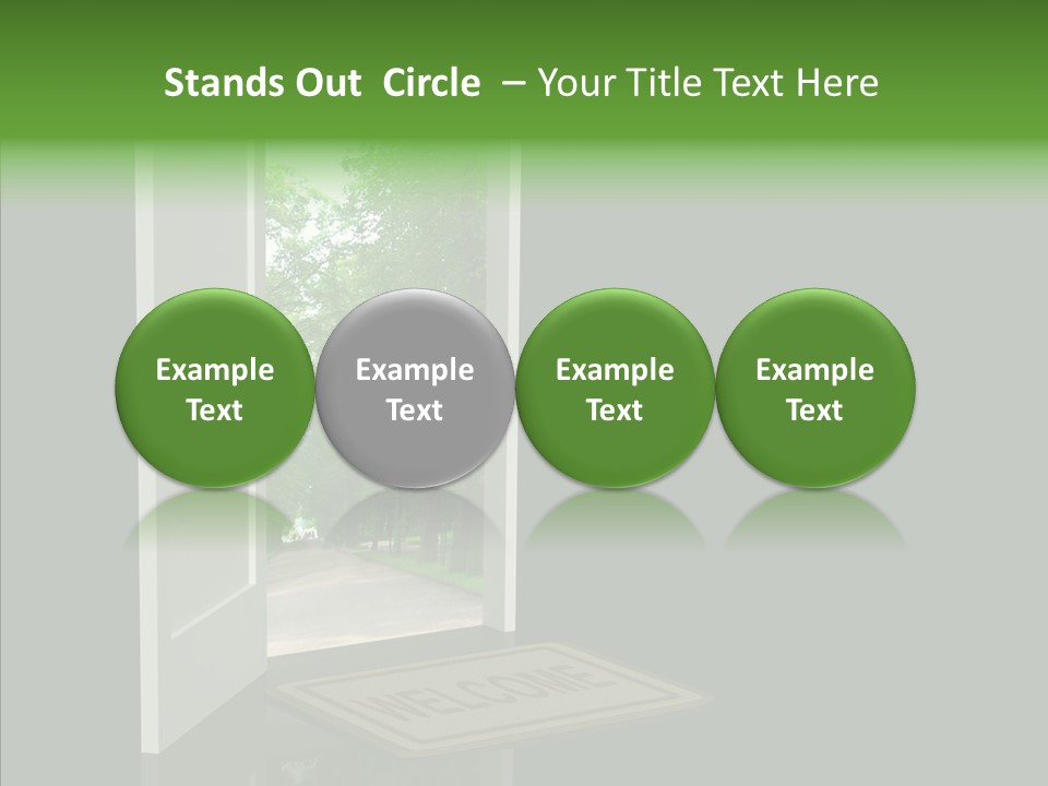 Imagination Door Future PowerPoint Template
