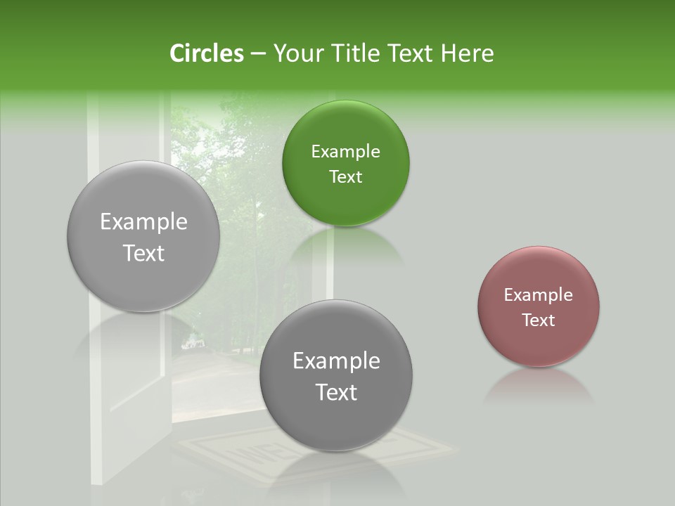 Imagination Door Future PowerPoint Template