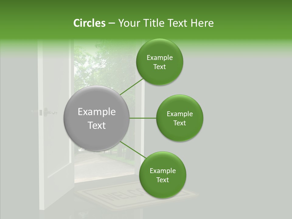 Imagination Door Future PowerPoint Template