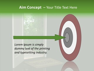 Imagination Door Future PowerPoint Template