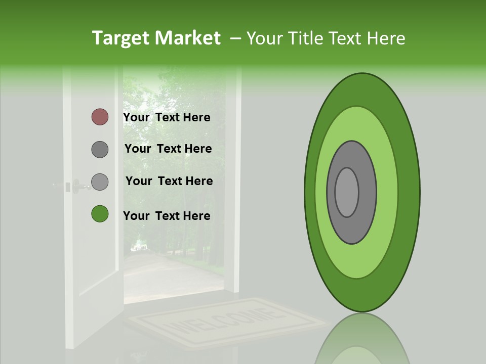 Imagination Door Future PowerPoint Template