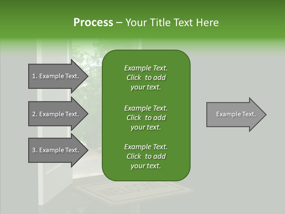 Imagination Door Future PowerPoint Template