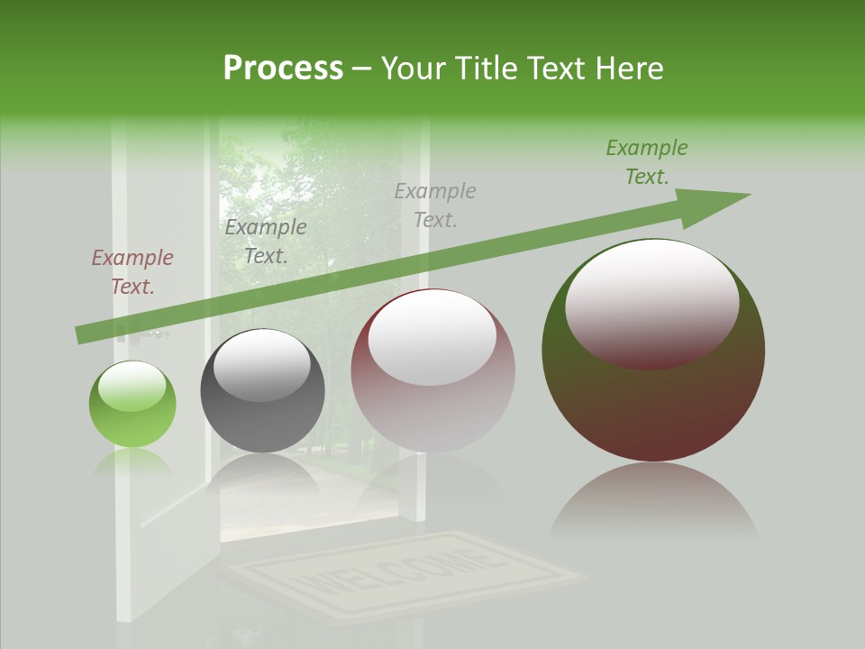 Imagination Door Future PowerPoint Template