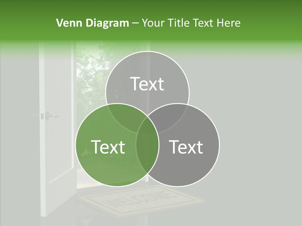 Imagination Door Future PowerPoint Template