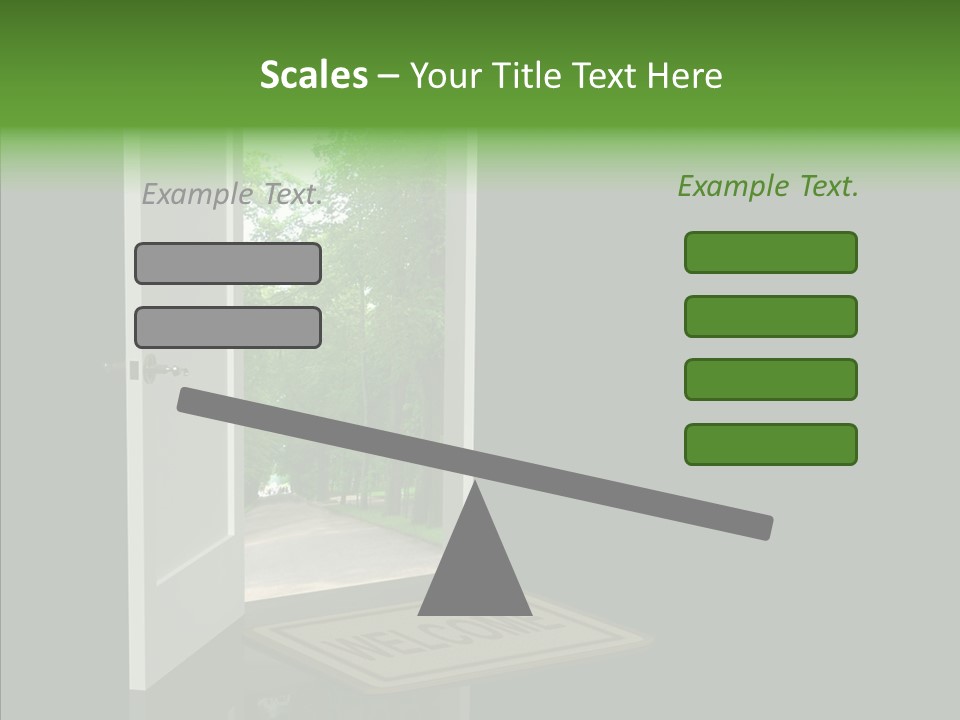Imagination Door Future PowerPoint Template