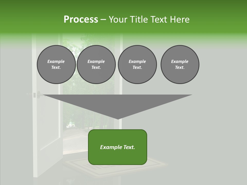Imagination Door Future PowerPoint Template