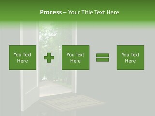 Imagination Door Future PowerPoint Template