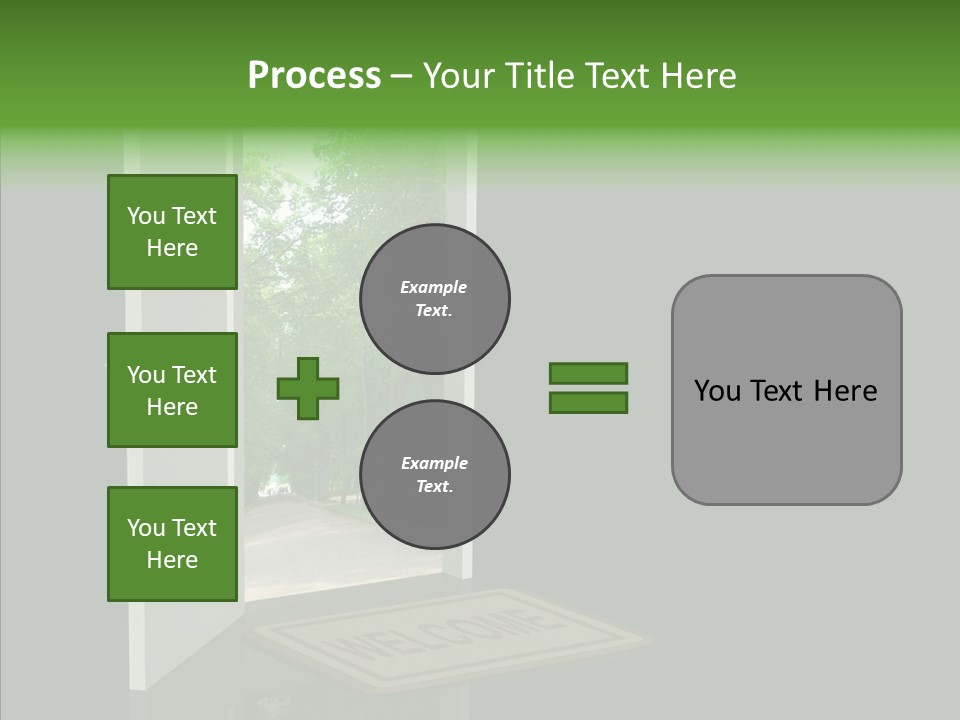 Imagination Door Future PowerPoint Template