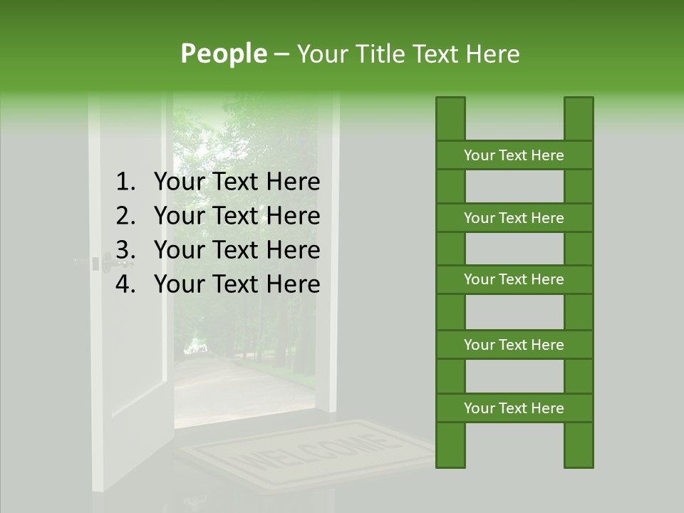 Imagination Door Future PowerPoint Template