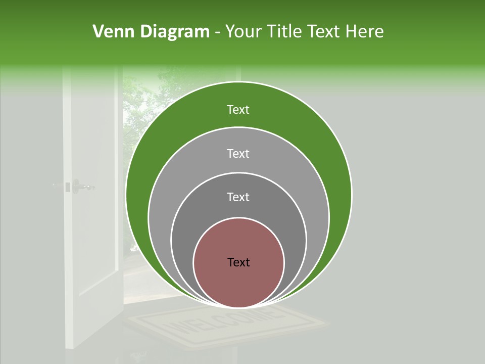 Imagination Door Future PowerPoint Template