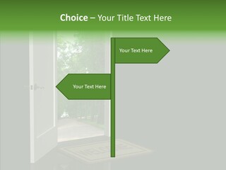 Imagination Door Future PowerPoint Template