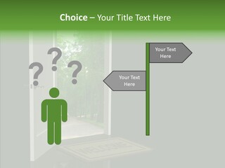Imagination Door Future PowerPoint Template