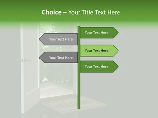 Imagination Door Future PowerPoint Template