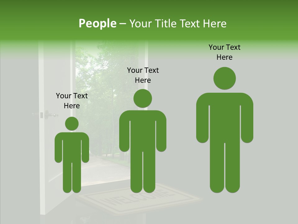 Imagination Door Future PowerPoint Template