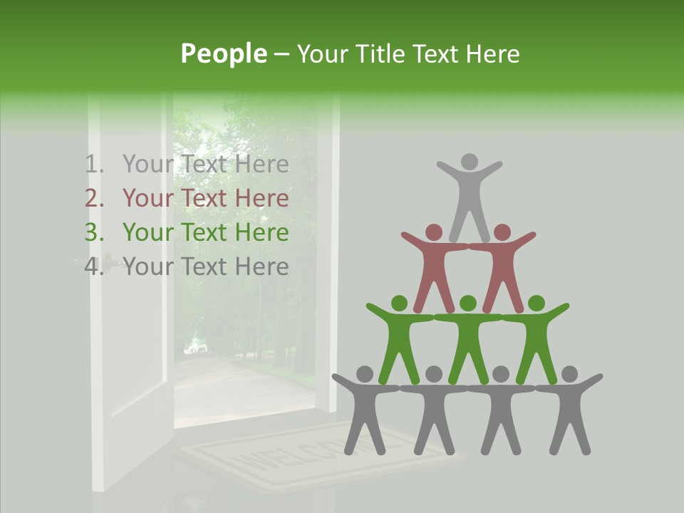 Imagination Door Future PowerPoint Template