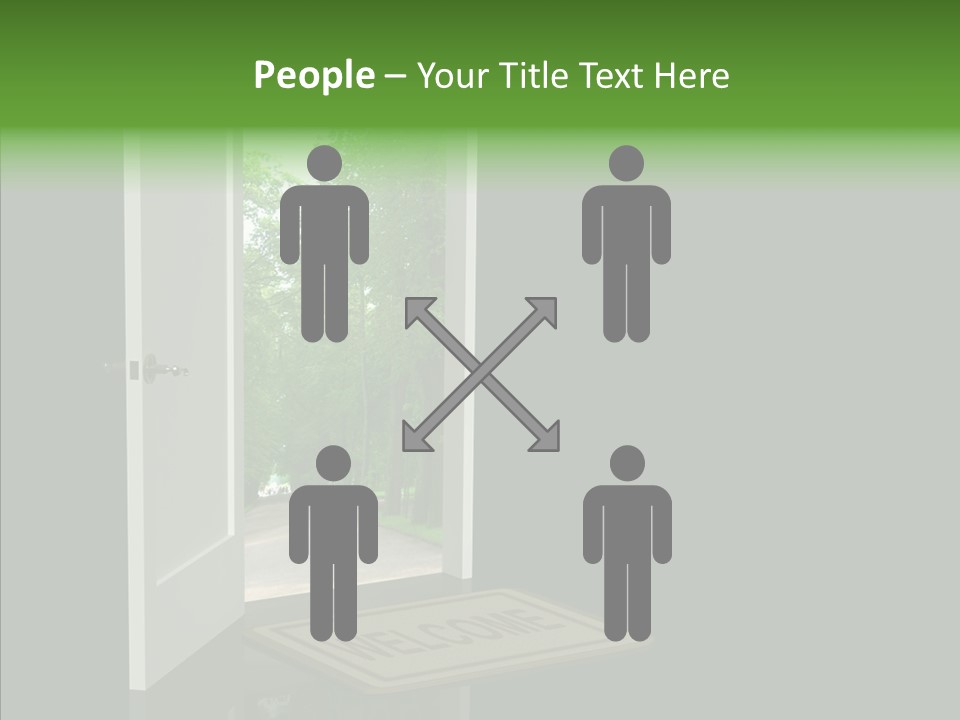 Imagination Door Future PowerPoint Template