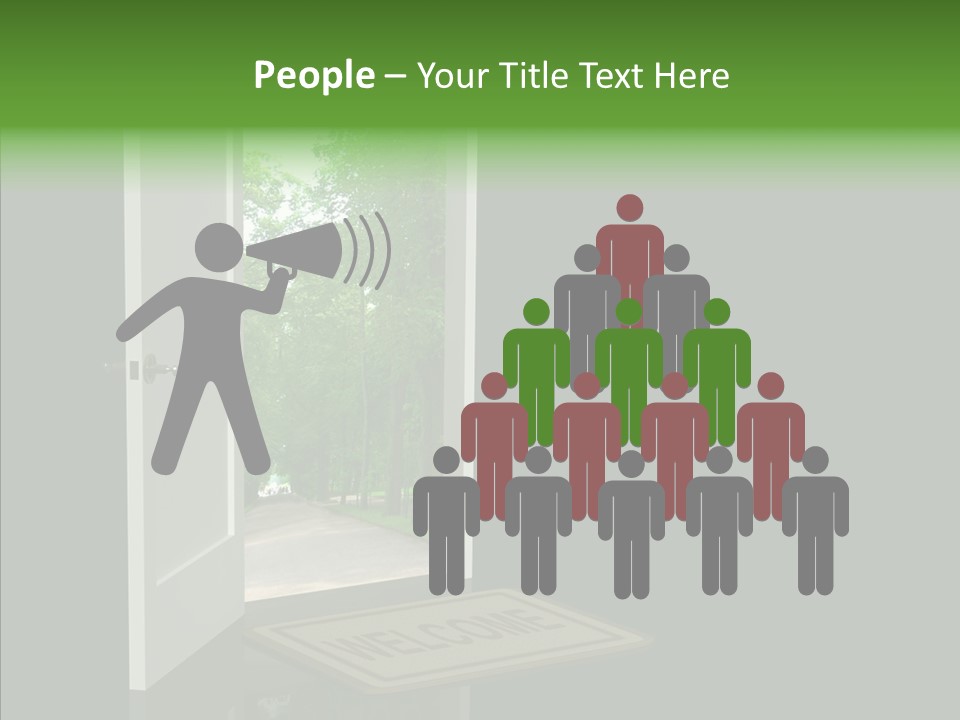 Imagination Door Future PowerPoint Template
