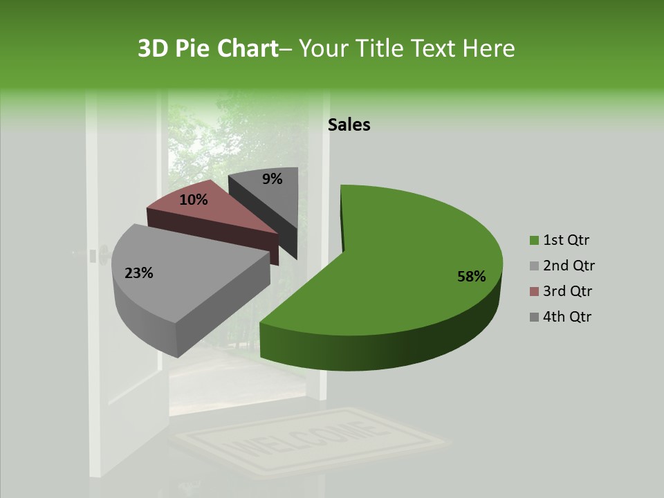 Imagination Door Future PowerPoint Template