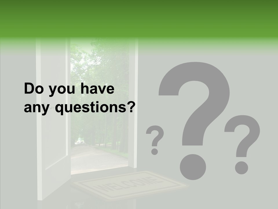 Imagination Door Future PowerPoint Template